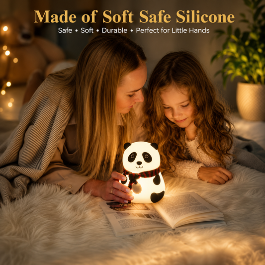 Silicone Panda Night Lamp - LumeHeaven