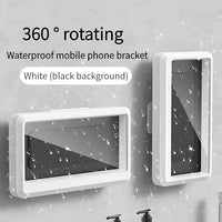 Shower Phone Holder | Waterproof Bathroom Mobile Phone Holder | Anti-Fog Case for Shower | Wall Mountable | 6.8 Inch Support Touch Screen Parent (Multicolor)