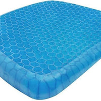 Egg Gel Seat Cushion Ergonomic Breathable Design Pressure Relief Sitter Tailbone Pain Sciatica Pain Back Pain Silicon Seater Cushion Chair Pad with Non-Slip Cover for Home (Pack of 1)