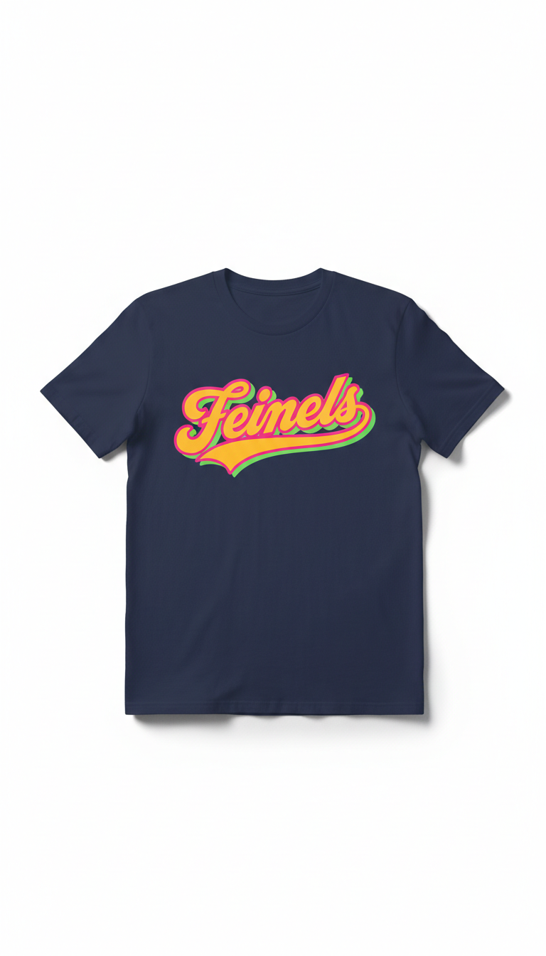 Urban Navy Script Logo Tee