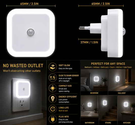 LumeHeaven Motion Sensor Square Led